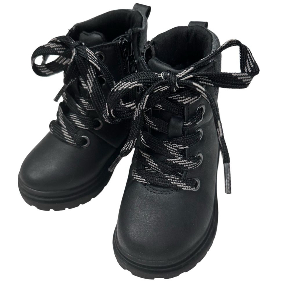 Cat & Jack Toddler Girl Boots Black Size 7 Zip Up